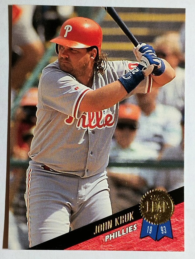1993 Leaf #366 John Kruk