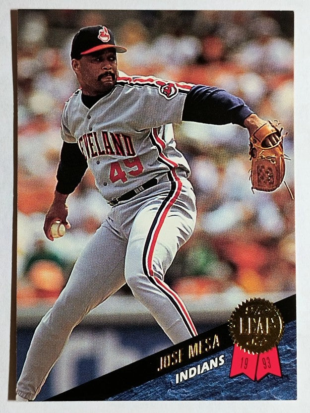 1993 Leaf #374 Jose Mesa