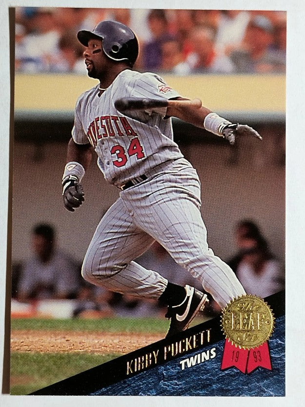 1993 Leaf #378 Kirby Puckett