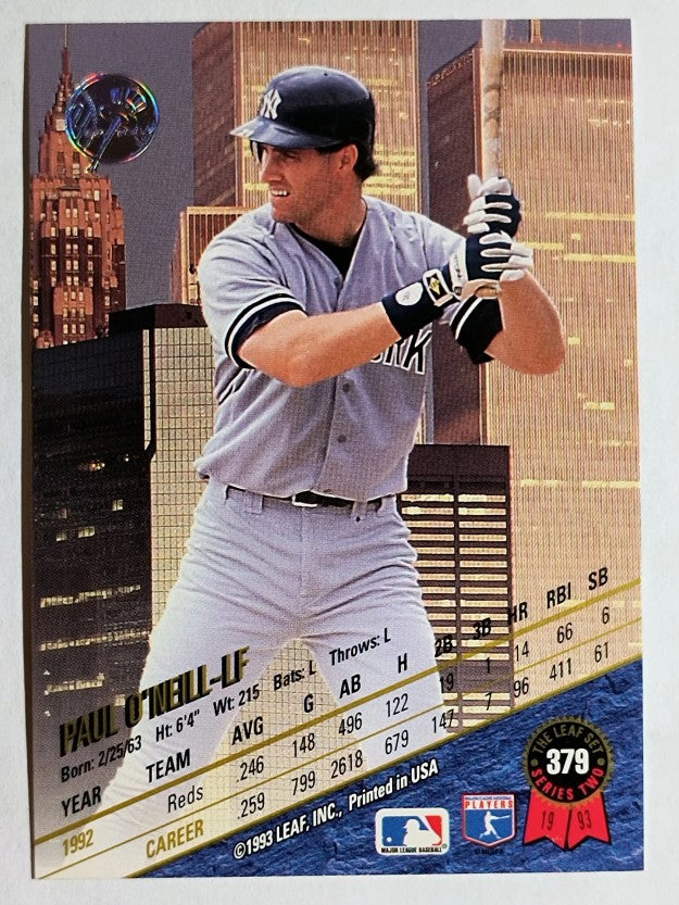 1993 Leaf #379 Paul O'Neill