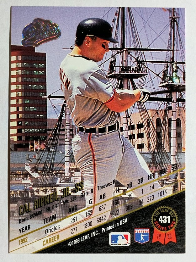 1993 Leaf #431 Cal Ripken