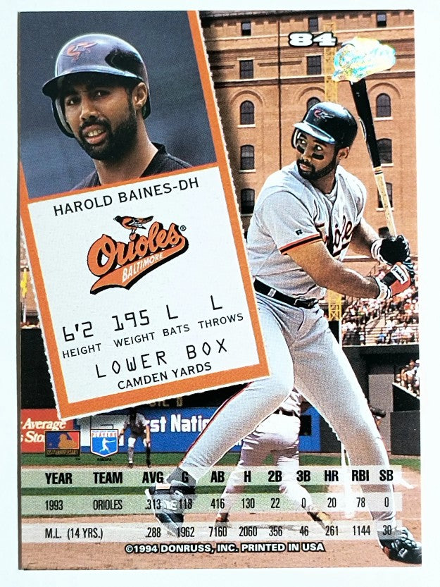 1994 Leaf #84 Harold Baines