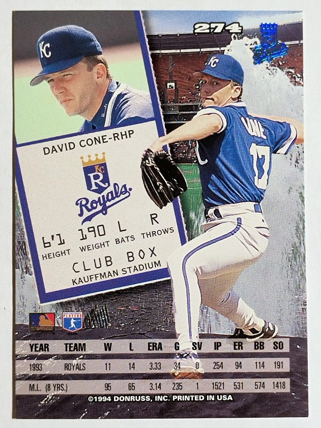 1994 Leaf #274 David Cone