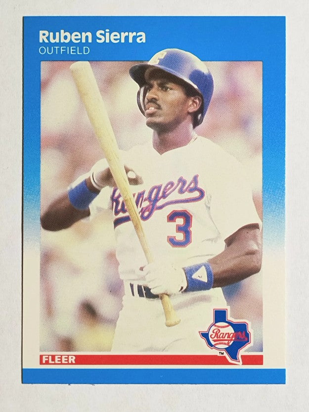 1987 Fleer #138 Ruben Sierra RC