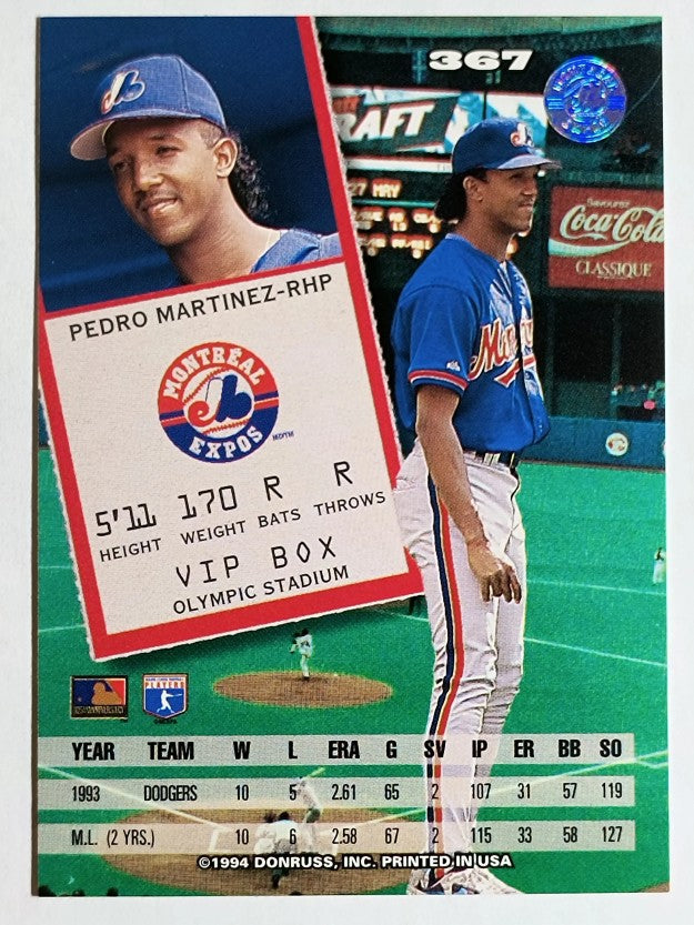 1994 Leaf #367 Pedro Martinez