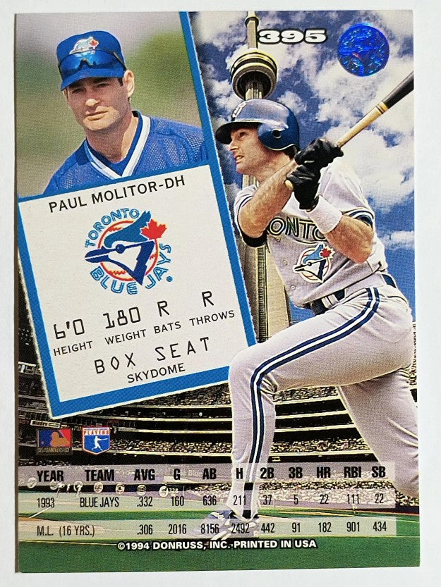 1994 Leaf #395 Paul Molitor