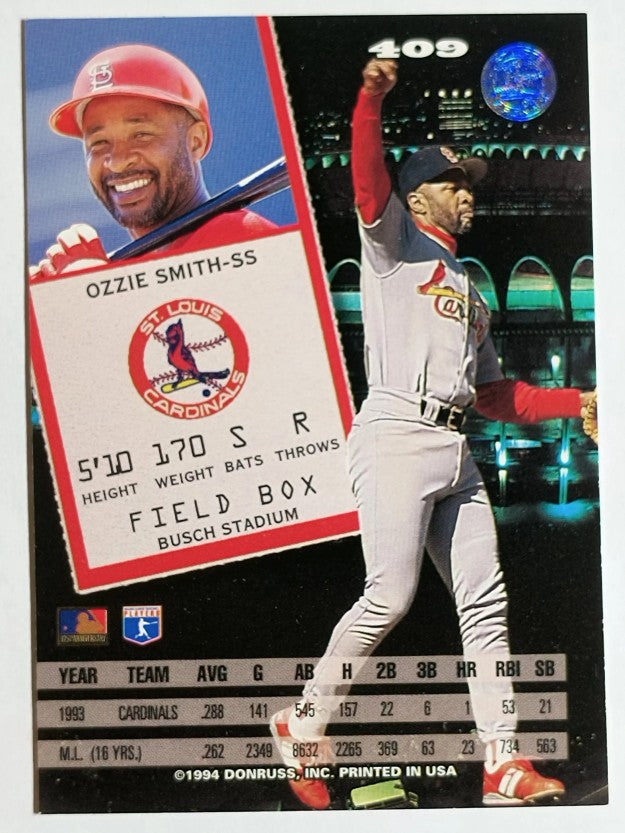 1994 Leaf #409 Ozzie Smith