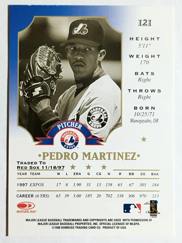 1998 Leaf #121 Pedro Martinez