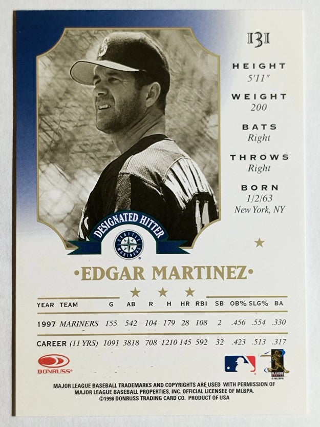 1998 Leaf #131 Edgar Martinez