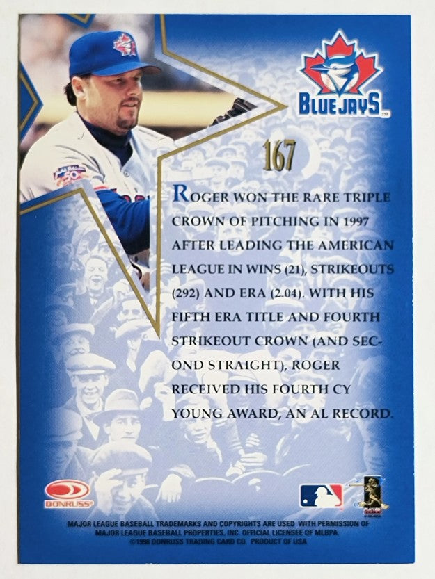 1998 Leaf #167 Roger Clemens GLS