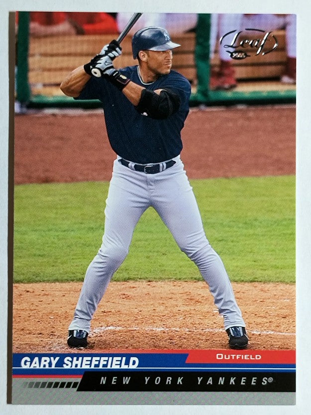 2005 Leaf #136 Gary Sheffield