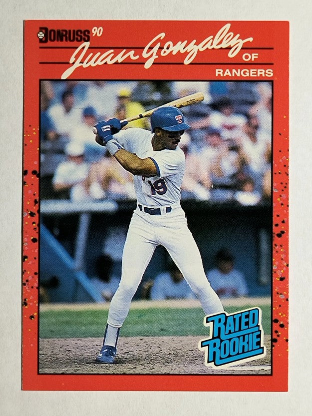 1990 Donruss #33B Juan Gonzalez COR RC