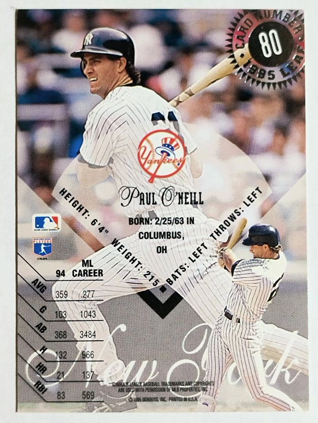 1995 Leaf #80 Paul O'Neill