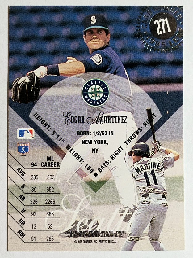 1995 Leaf #271 Edgar Martinez