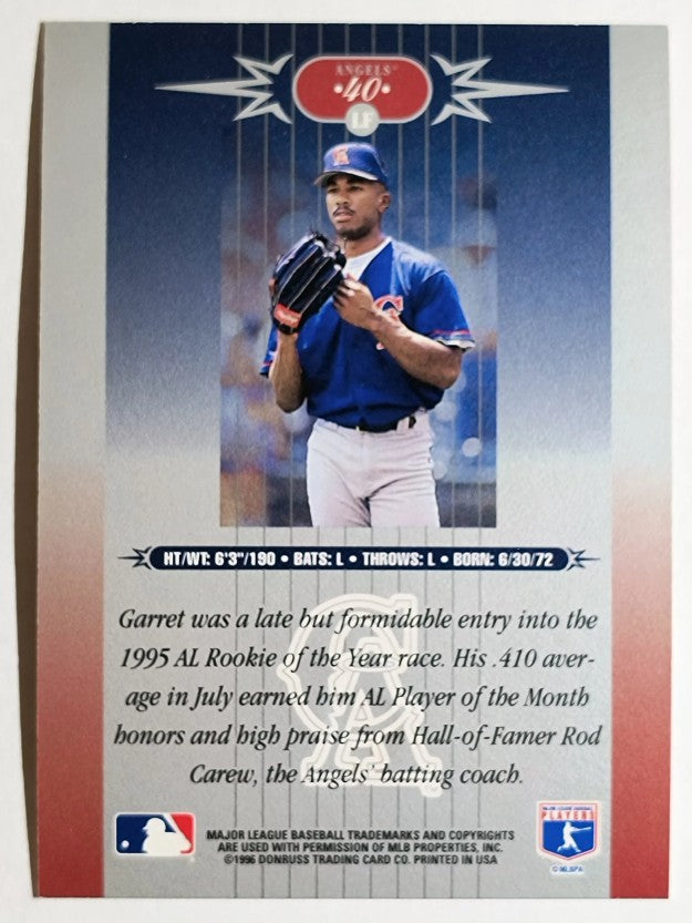 1996 Leaf Limited #40 Garret Anderson