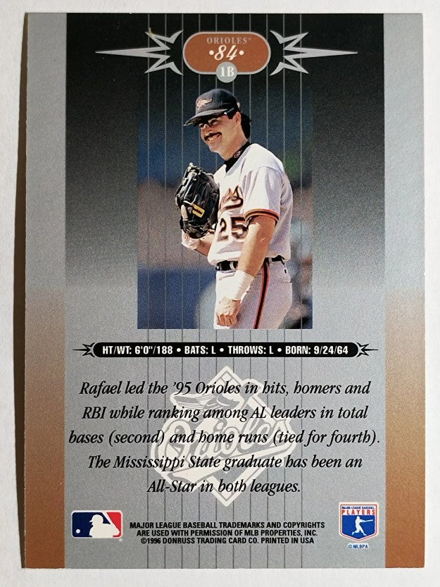 1996 Leaf Limited #84 Rafael Palmeiro