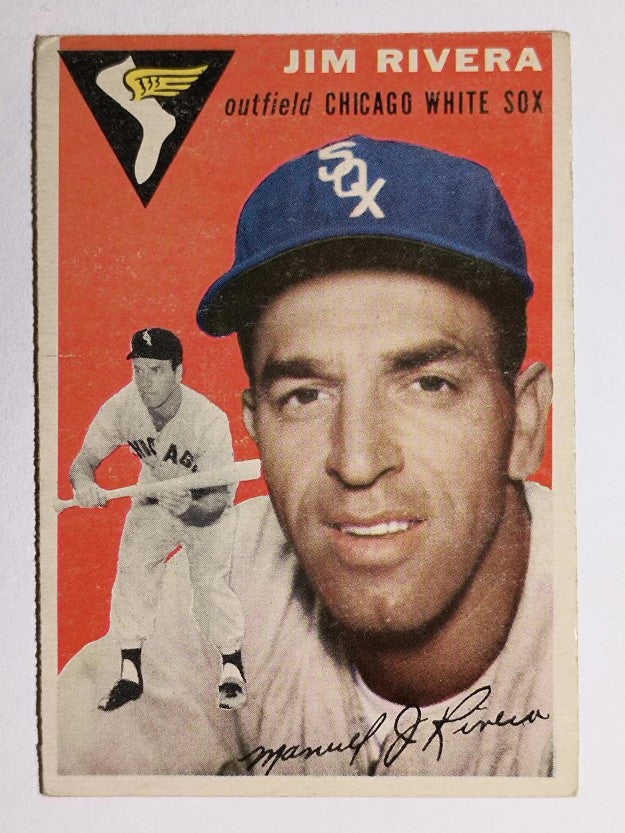 1954 Topps #34 Jim Rivera (VG)