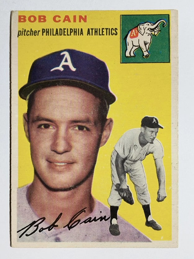 1954 Topps #61 Bob Cain (VGEX)