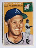1954 Topps #143 Rollie Hemsley CO (VGEX)