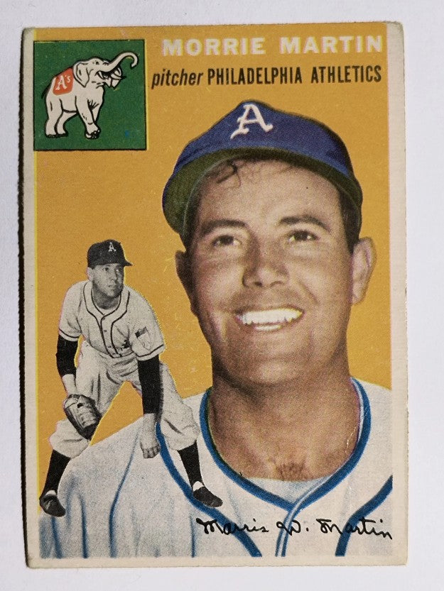 1954 Topps #168 Morrie Martin (VG)
