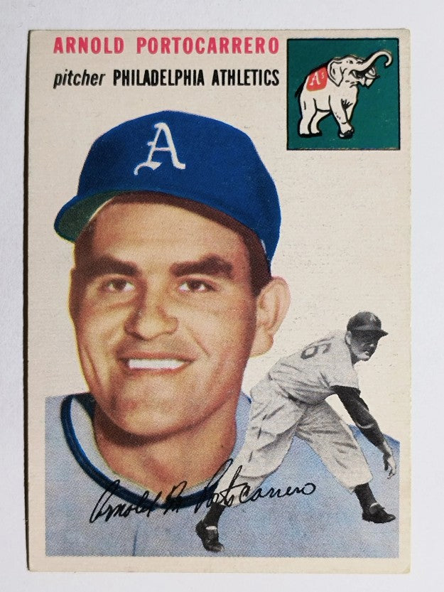 1954 Topps #214 Arnie Portocarrero RC (EXMT)