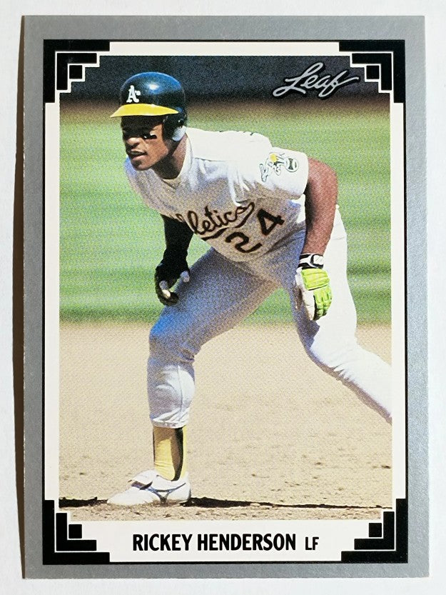 1991 Leaf #101 Rickey Henderson