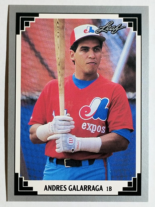 1991 Leaf #110 Andres Galarraga