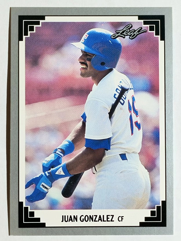 1991 Leaf #119 Juan Gonzalez