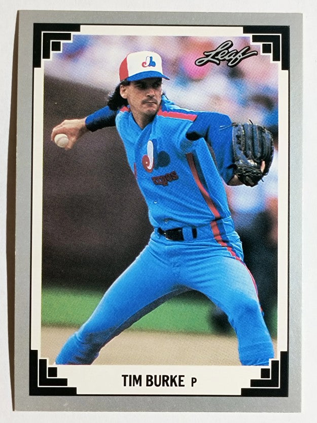 1991 Leaf #124 Tim Burke