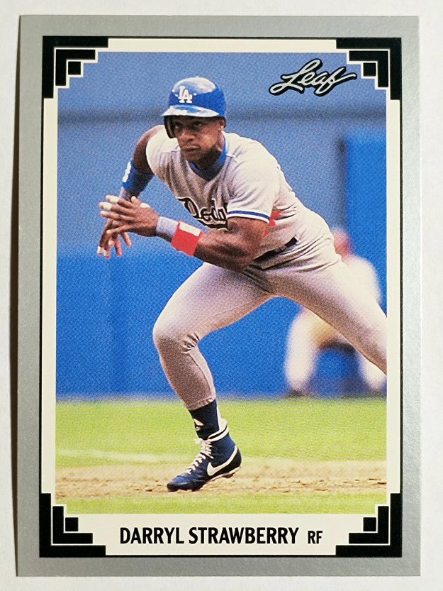 1991 Leaf #377 Darryl Strawberry