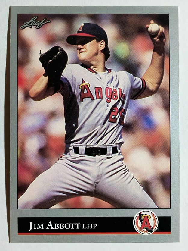 1992 Leaf #1 Jim Abbott