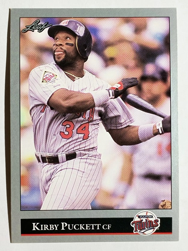 1992 Leaf #98 Kirby Puckett