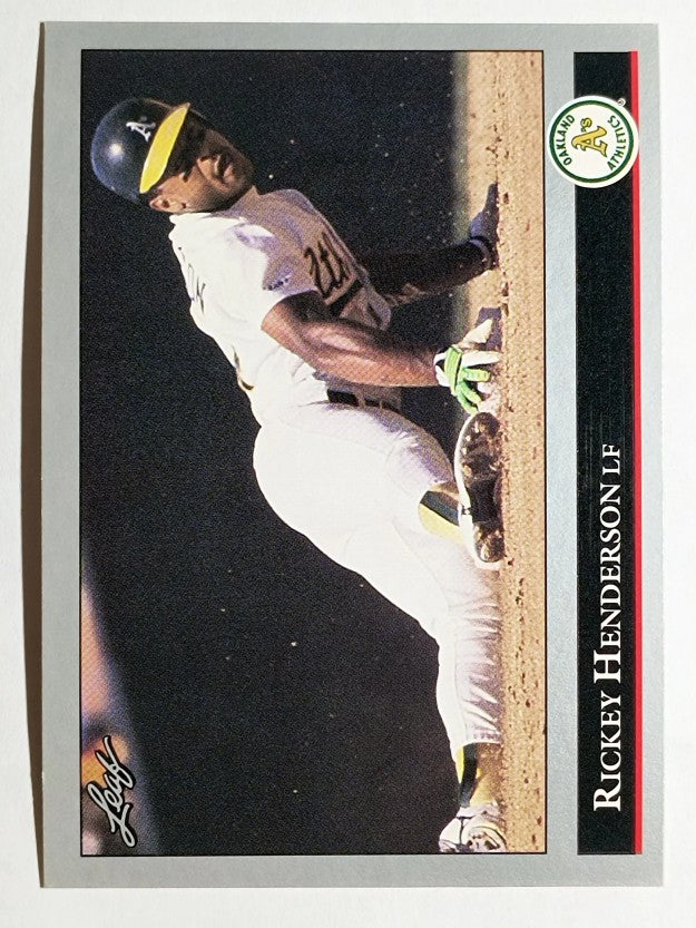 1992 Leaf #116 Rickey Henderson