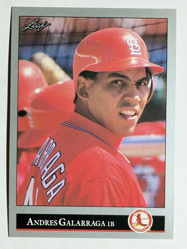 1992 Leaf #449 Andres Galarraga
