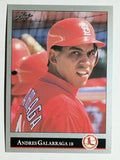 1992 Leaf #449 Andres Galarraga