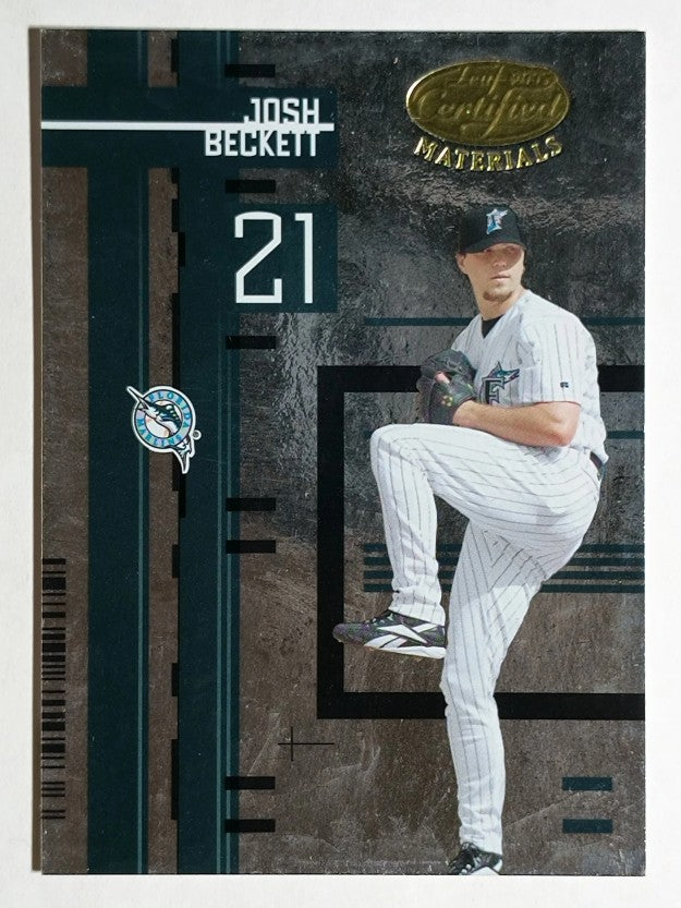 2005 Leaf Certified Materials #78 Josh Beckett