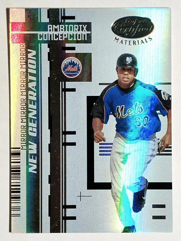 2005 Leaf Certified Materials Mirror White #201 Ambiorix Concepcion NG