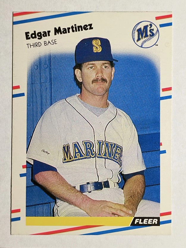 1988 Fleer #378 Edgar Martinez RC