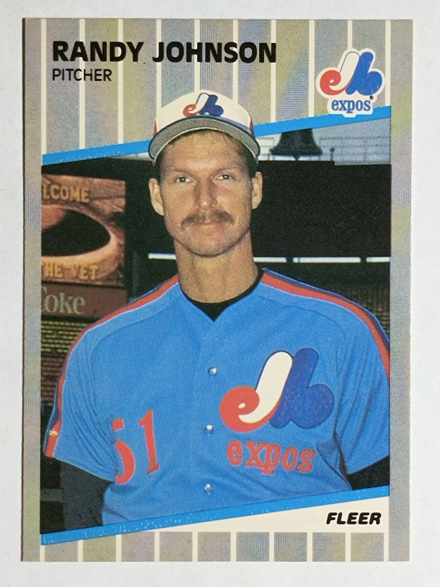 1989 Fleer #381 Randy Johnson RC