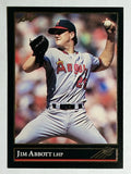 1992 Leaf Black Gold #1 Jim Abbott