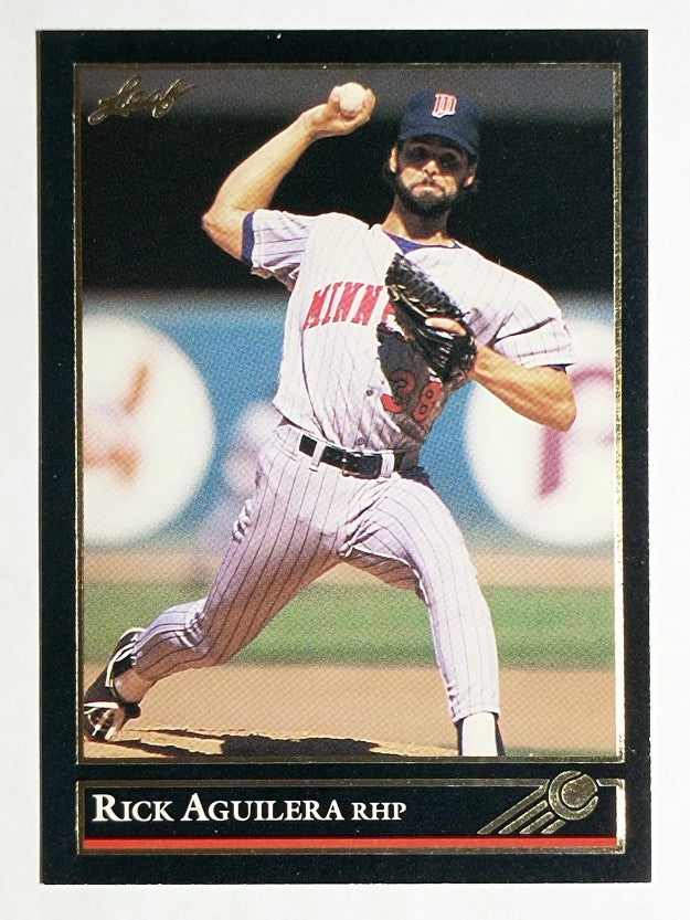 1992 Leaf Black Gold #34 Rick Aguilera