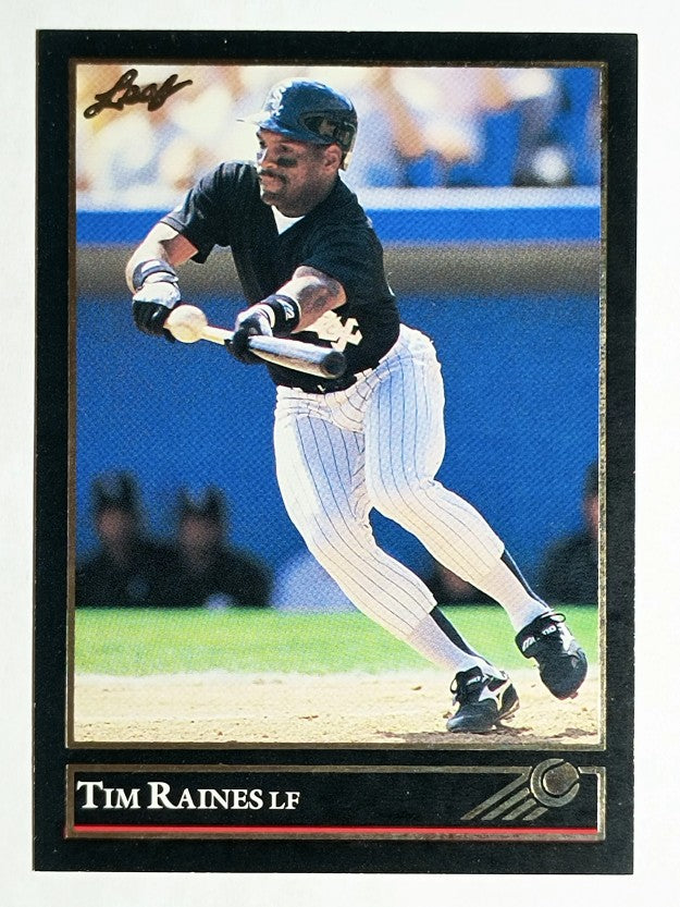 1992 Leaf Black Gold #37 Tim Raines