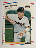 1988 Fleer #101 Matt Williams RC