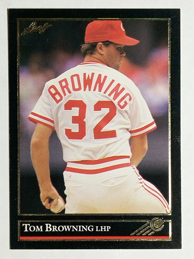 1992 Leaf Black Gold #46 Tom Browning