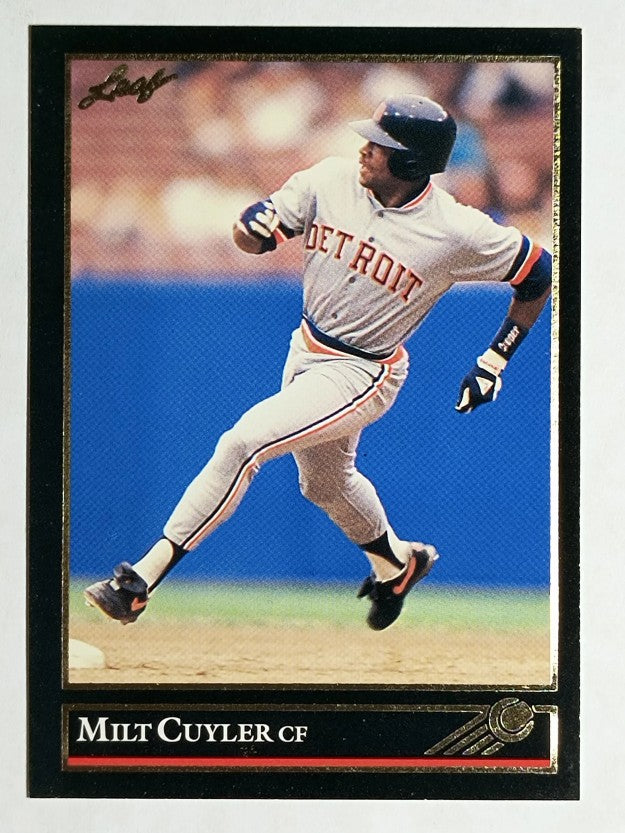 1992 Leaf Black Gold #75 Milt Cuyler