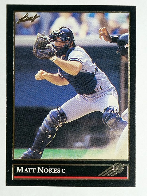 1992 Leaf Black Gold #102 Matt Nokes
