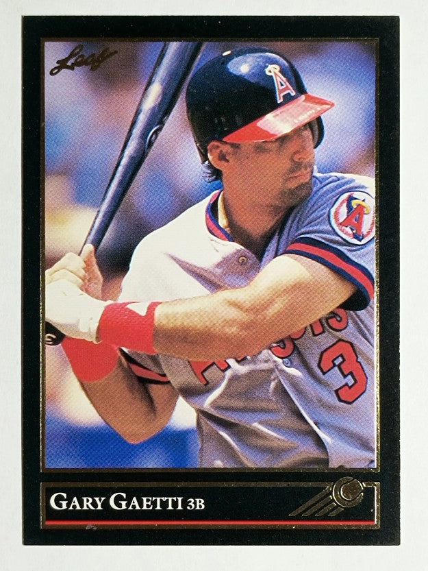 1992 Leaf Black Gold #107 Gary Gaetti