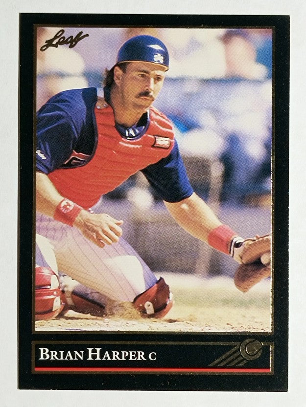 1992 Leaf Black Gold #131 Brian Harper