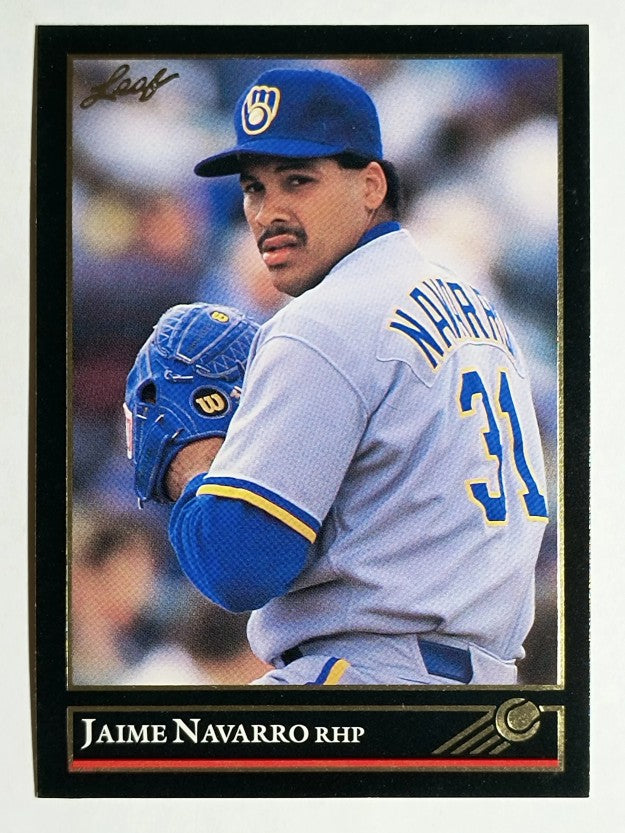 1992 Leaf Black Gold #144 Jaime Navarro