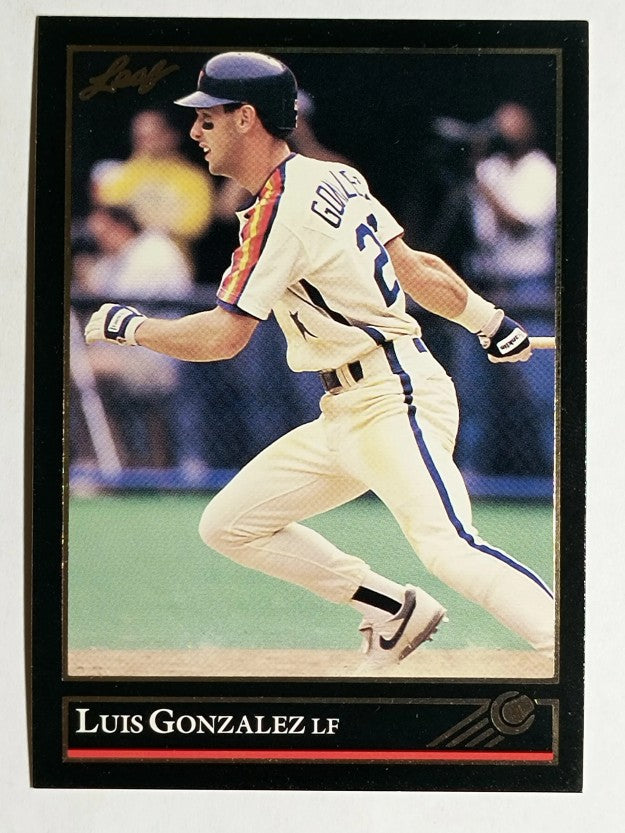 1992 Leaf Black Gold #160 Luis Gonzalez